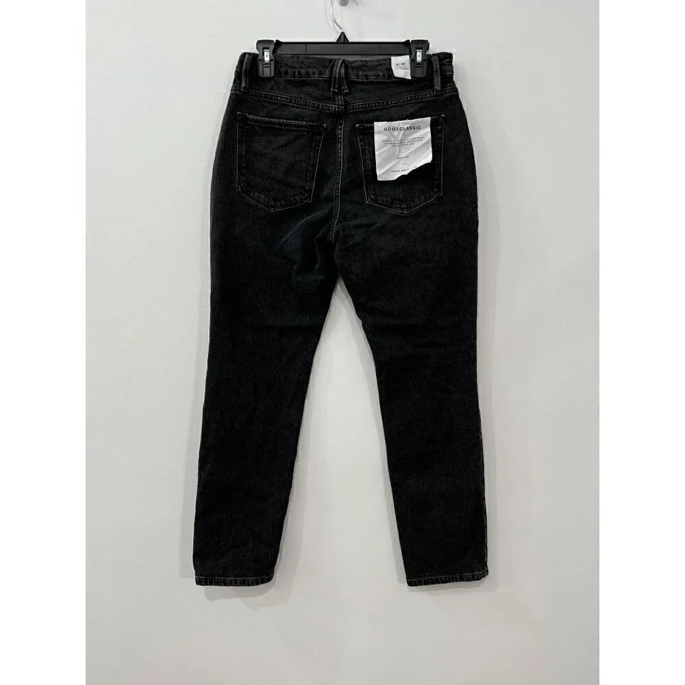 NWT Good American Size 6/28 Good Classic High Waist Ankle Slim Jeans